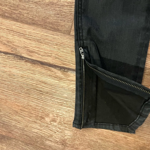 rag & bone zipper black capri size 26 in Cotswald - Picture 3 of 6